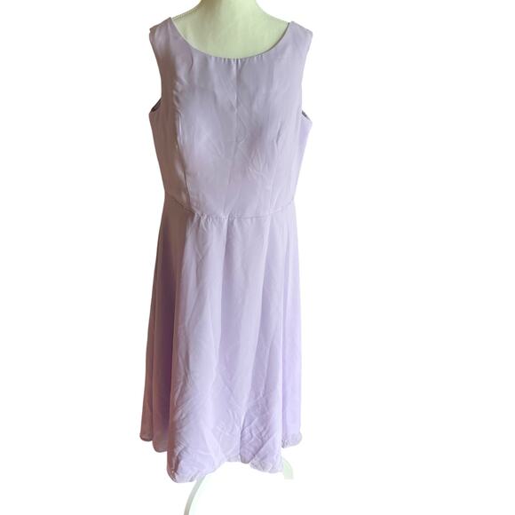 Women's 18 Formal Cocktail Style Prom Bridesmaid Evening‎ Dress Lavender Purple - Picture 1 of 5